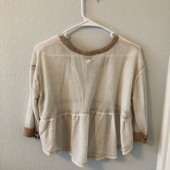 Free People Thermal Henley Tee - Picture 3 of 3